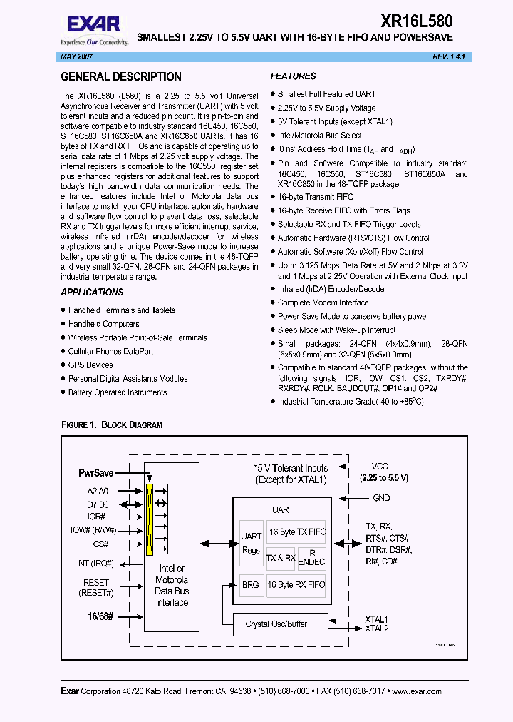XR16L58007_1338176.PDF Datasheet