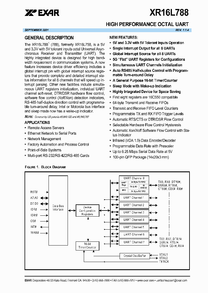 XR16L788IQ_1338182.PDF Datasheet