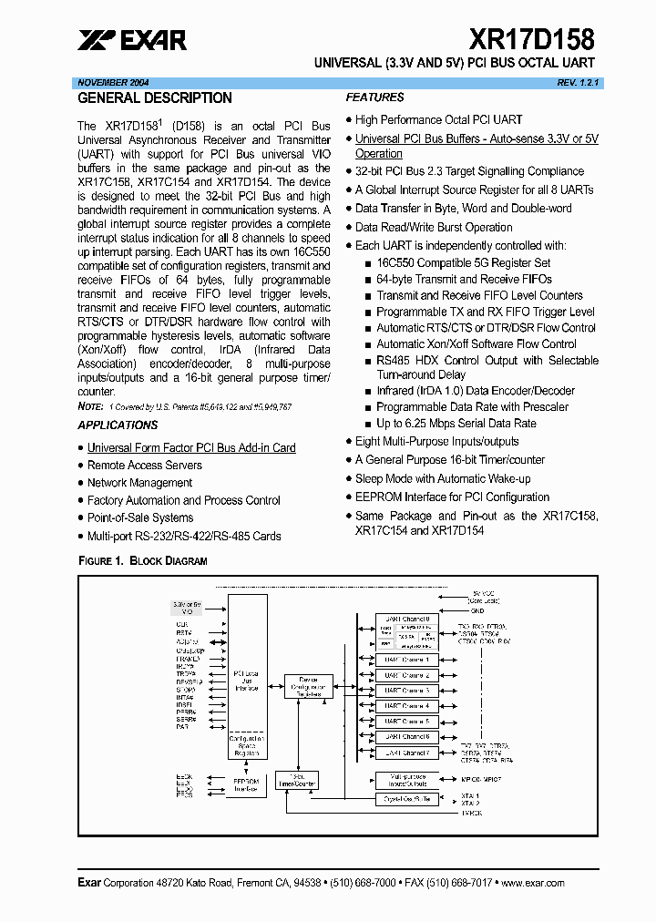 XR17D158IV_1338216.PDF Datasheet