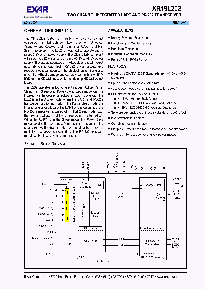 XR19L202IL48_1338224.PDF Datasheet