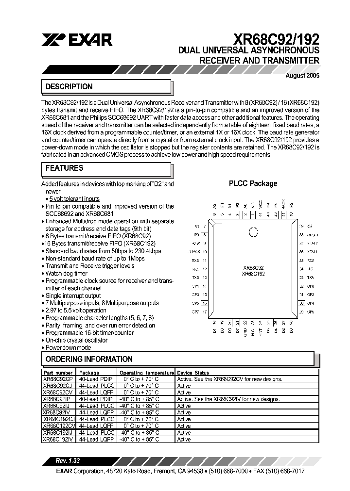 XR68C9205_1338261.PDF Datasheet