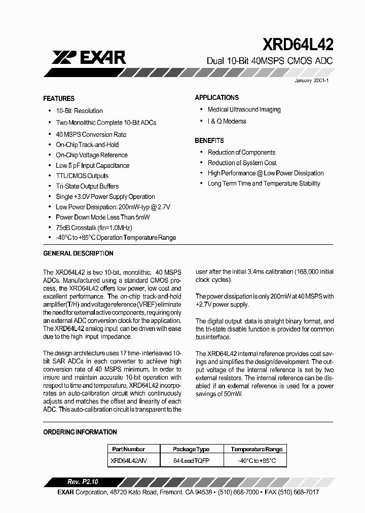 XRD64L42AIV_1338286.PDF Datasheet
