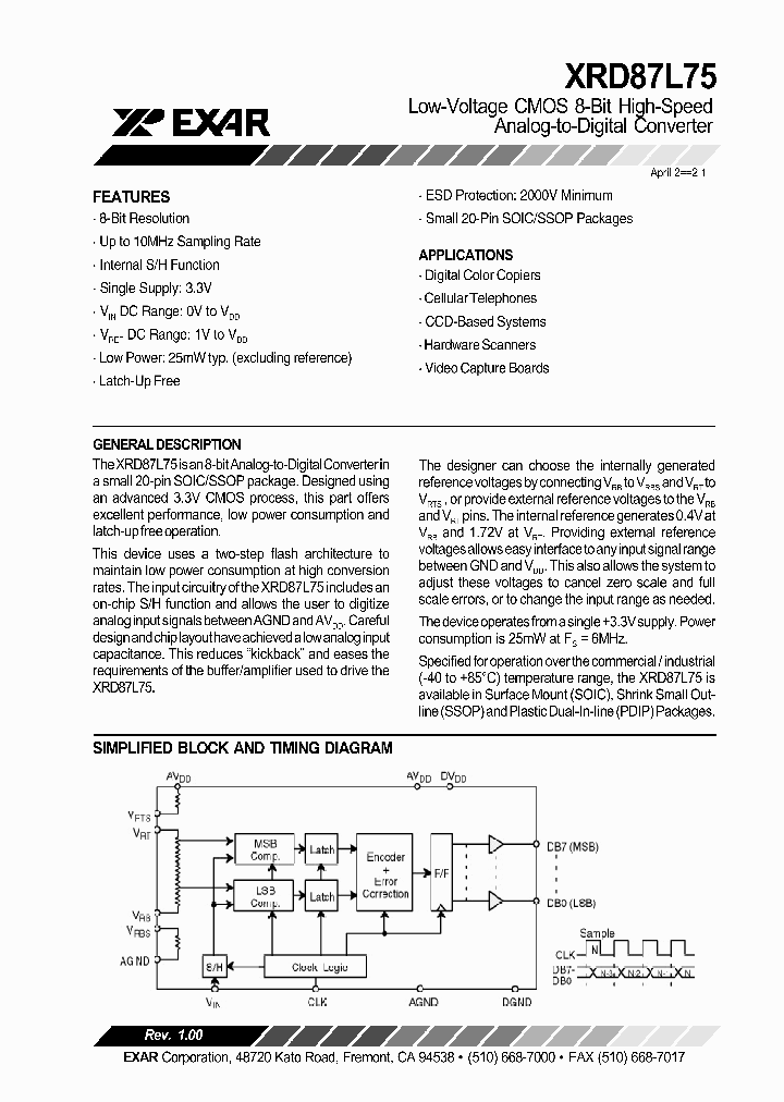 XRD87L75AIU_1338293.PDF Datasheet