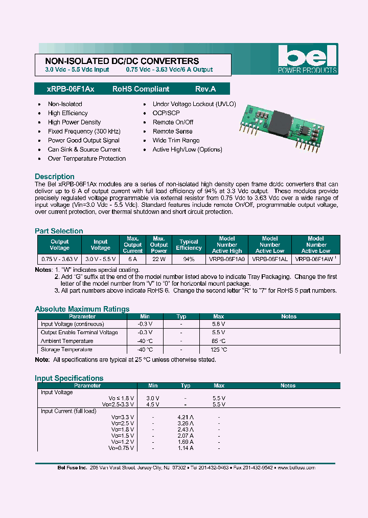 XRPB-06F1AX07_1338340.PDF Datasheet