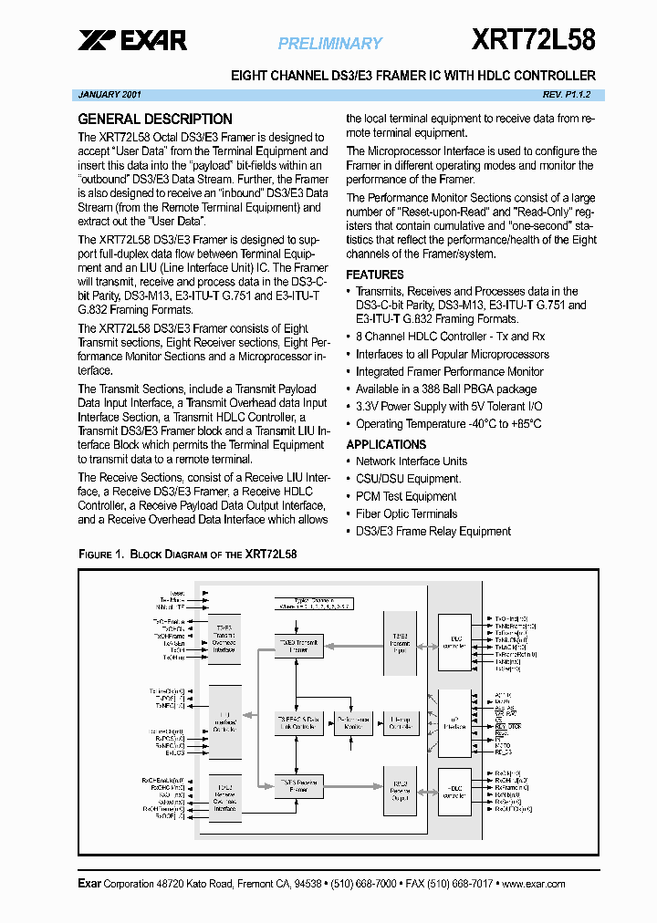 XRT72L58_1177803.PDF Datasheet