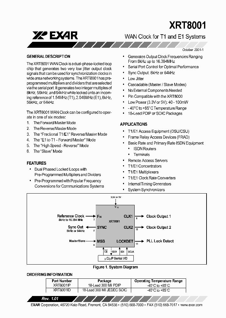 XRT8001IP_1338398.PDF Datasheet