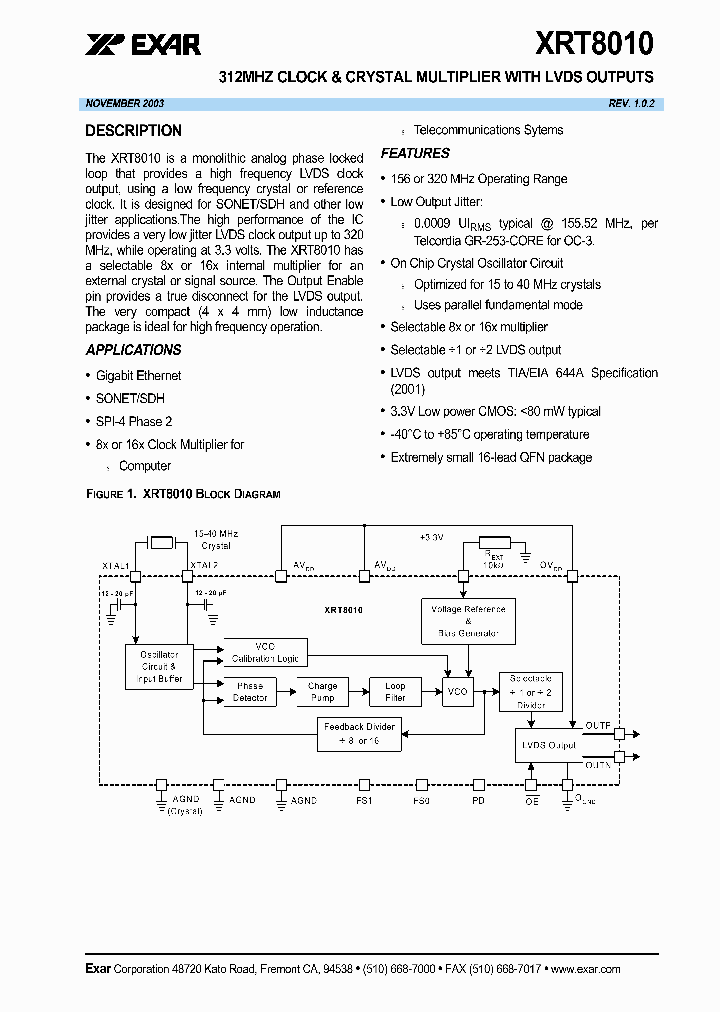 XRT8010IL_1338399.PDF Datasheet