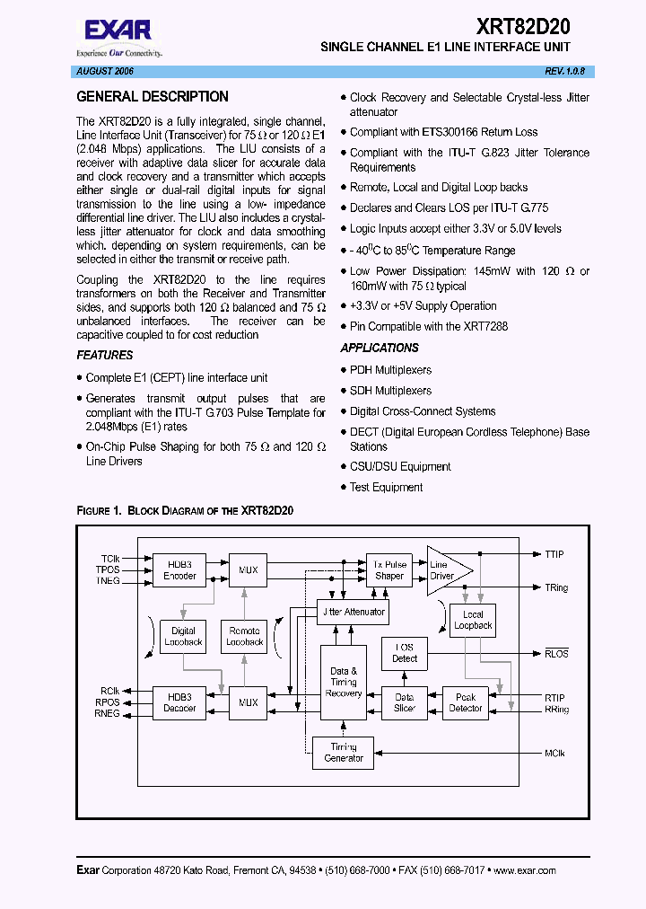 XRT82D2006_1338401.PDF Datasheet