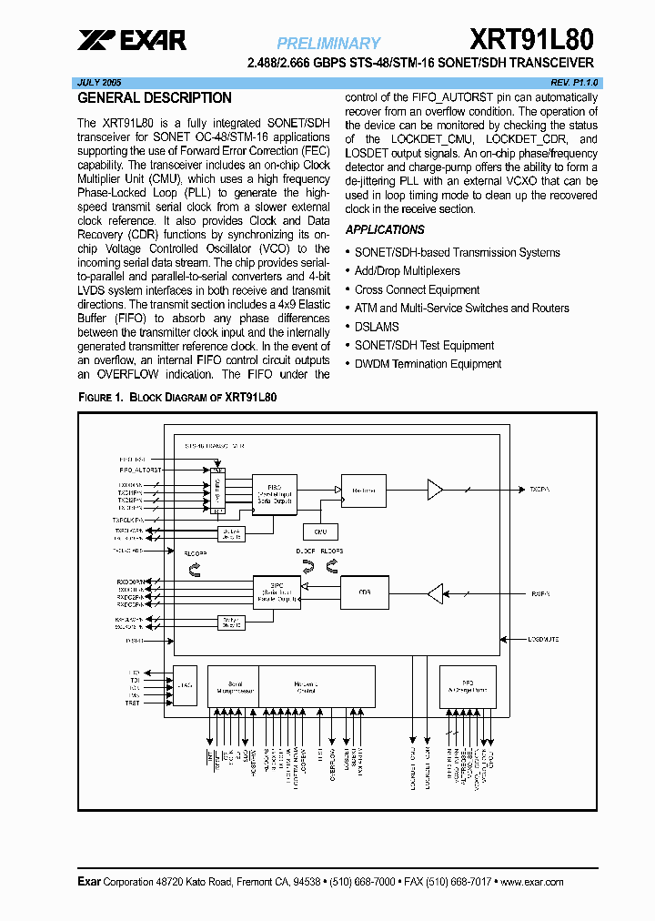 XRT91L800507_1338452.PDF Datasheet