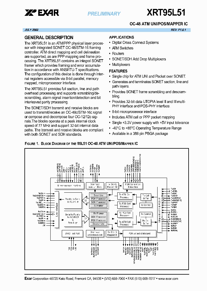 XRT95L51_1177773.PDF Datasheet