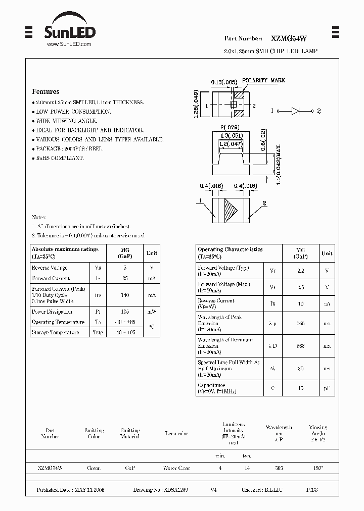 XZMG54W_1338562.PDF Datasheet