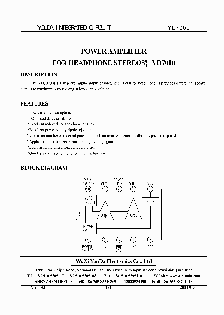 YD7000_1102750.PDF Datasheet
