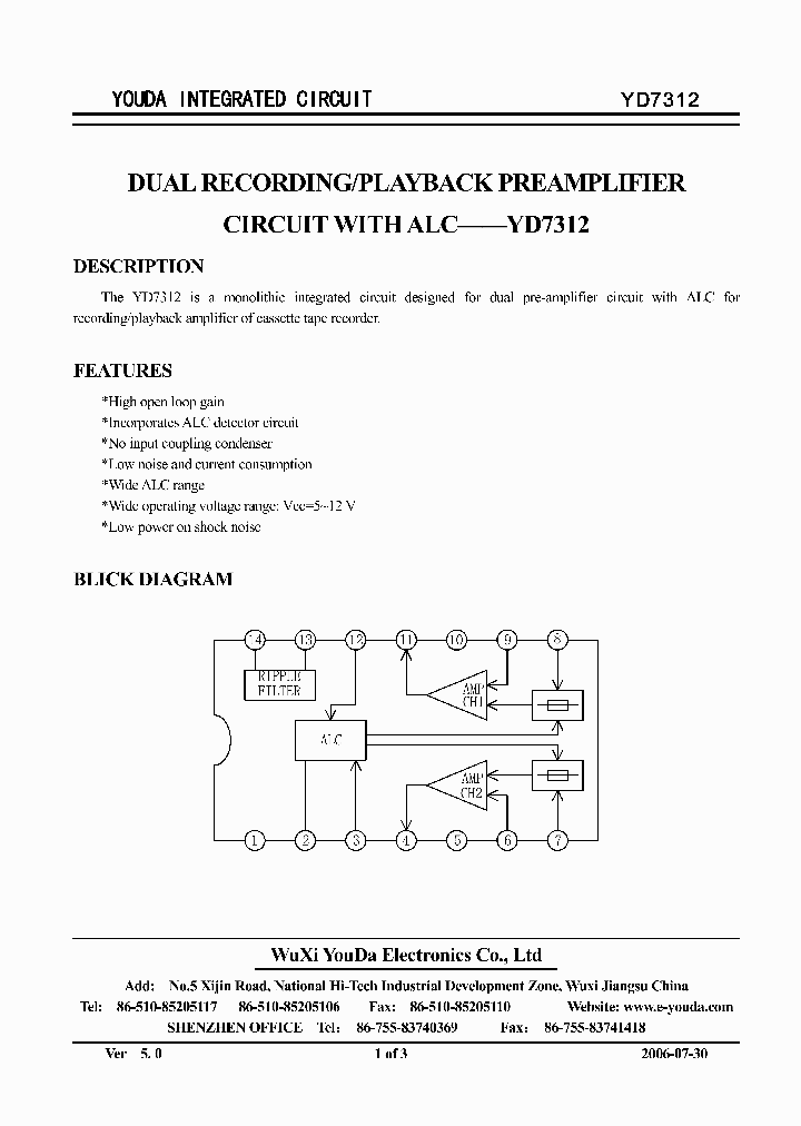 YD7312_1338617.PDF Datasheet