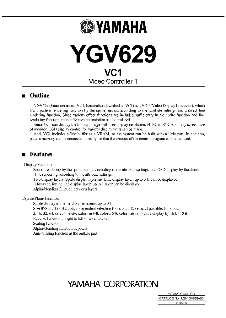 YGV629_1137095.PDF Datasheet