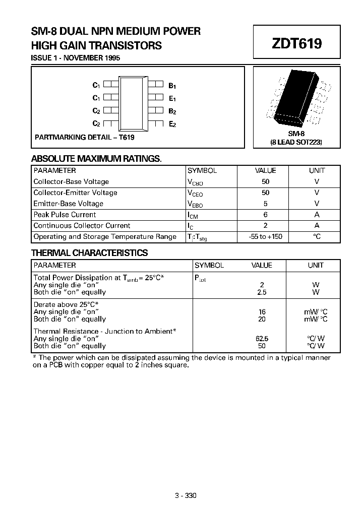 ZDT619_1339014.PDF Datasheet