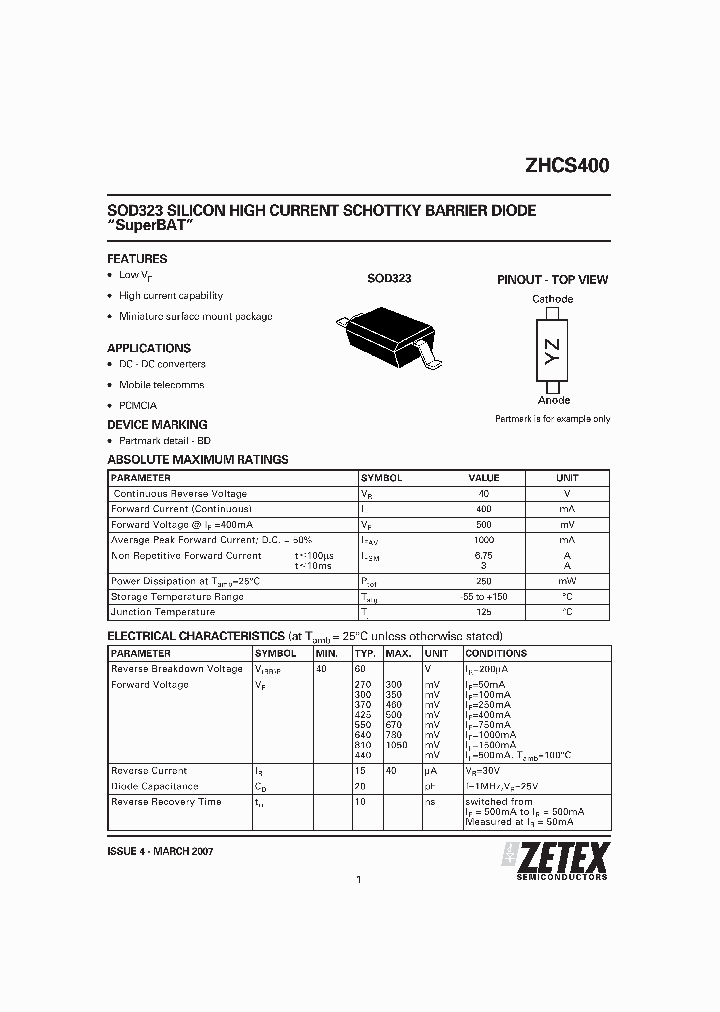 ZHCS40007_1339054.PDF Datasheet
