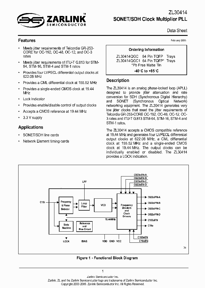 ZL30414QGC1_1339121.PDF Datasheet
