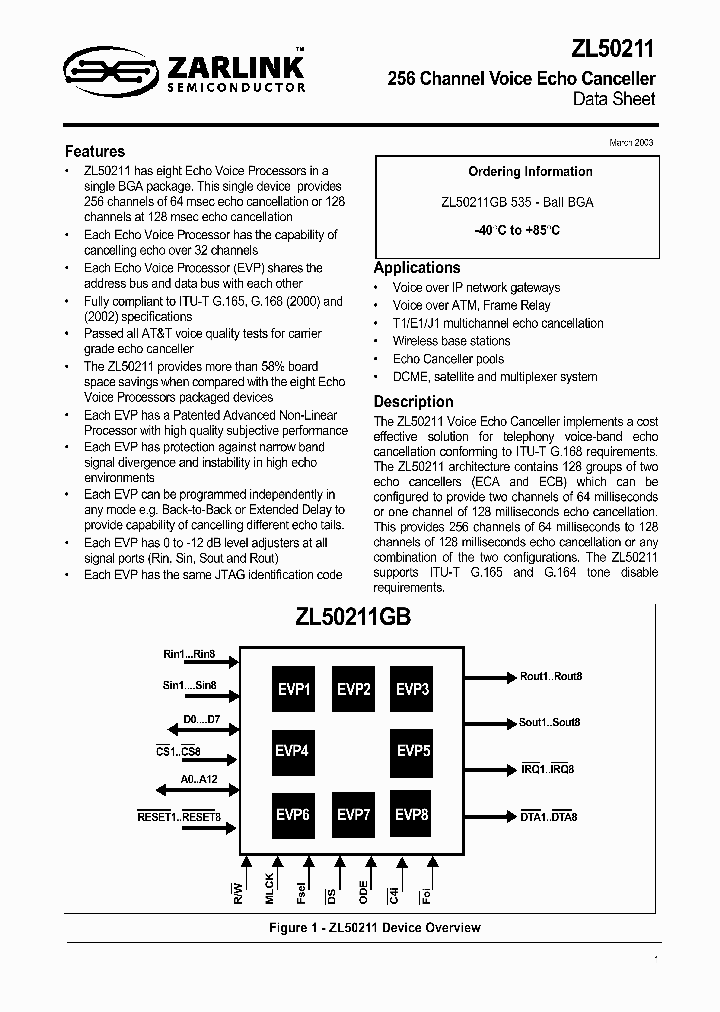 ZL50211GB_1339204.PDF Datasheet