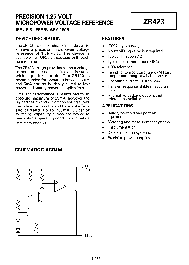 ZR423_1339412.PDF Datasheet