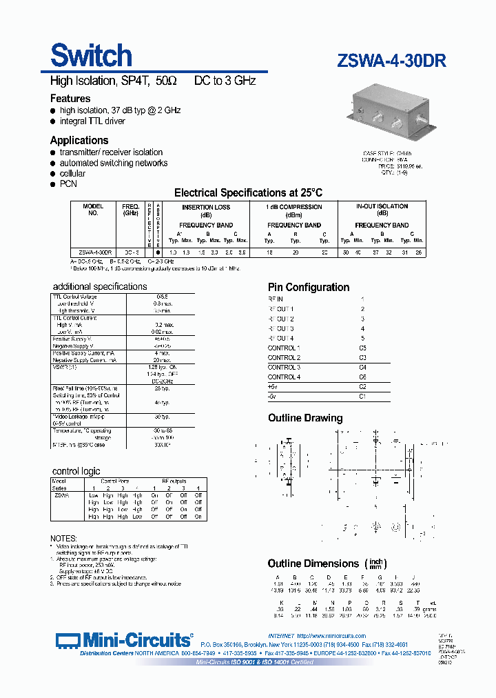 ZSWA-4-30DR_1339498.PDF Datasheet