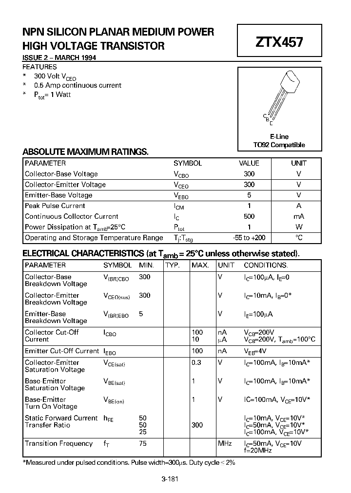 ZTX457_1043074.PDF Datasheet