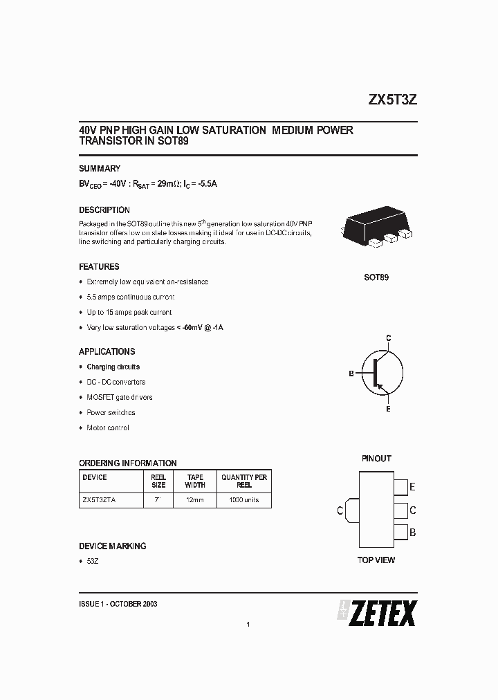 ZX5T3ZTA_1339688.PDF Datasheet