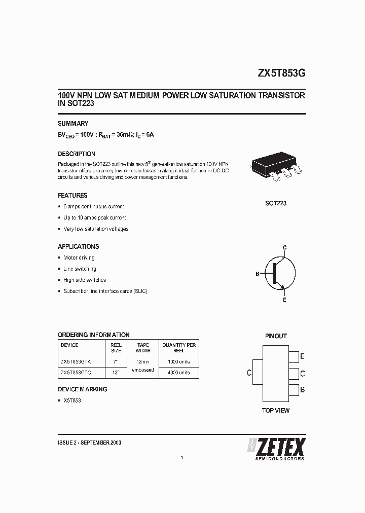 ZX5T853GTC_1339694.PDF Datasheet