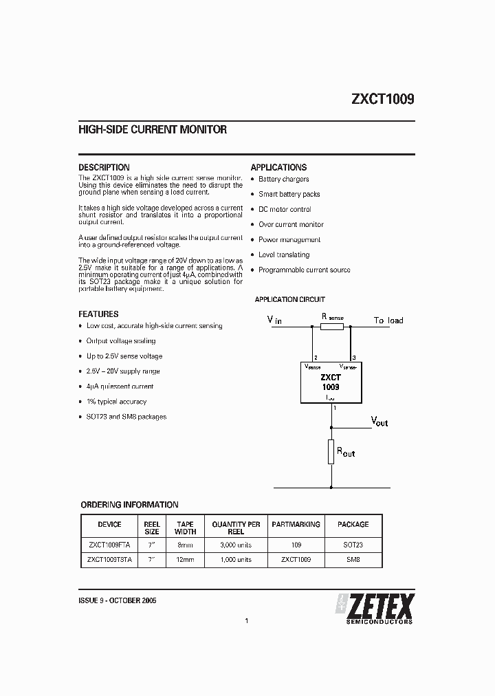 ZXCT100905_1339728.PDF Datasheet