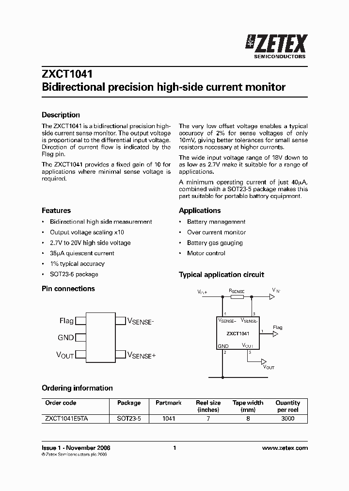 ZXCT1041_1099202.PDF Datasheet