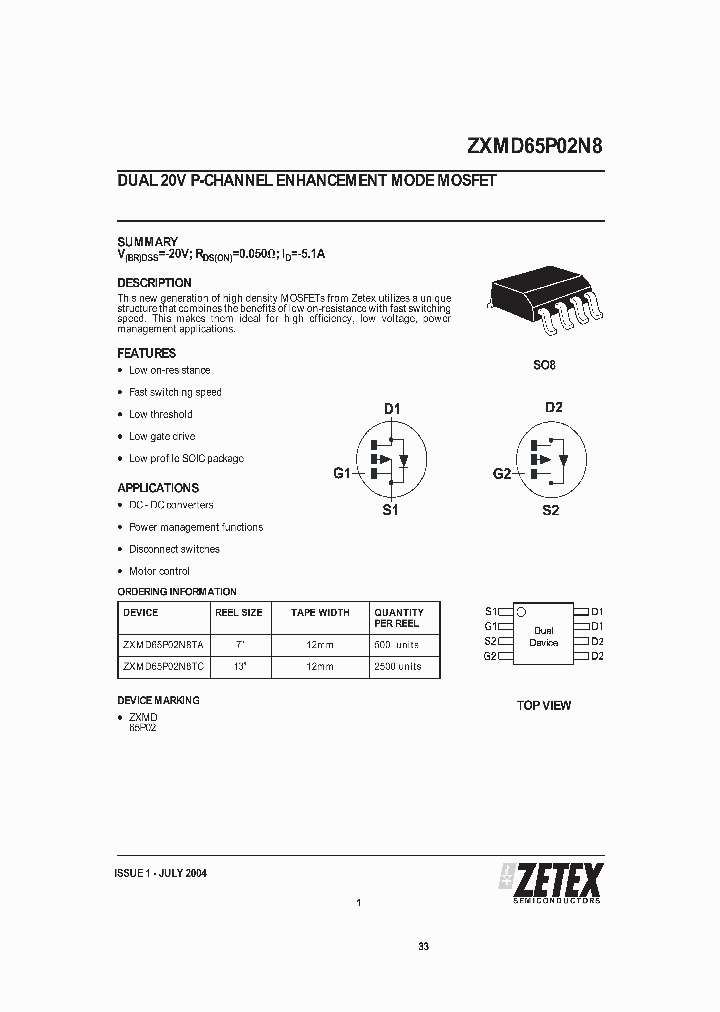 ZXMD65P02N804_1339822.PDF Datasheet