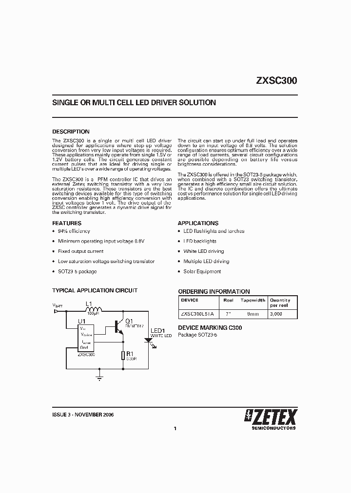 ZXSC300E5TA_1184146.PDF Datasheet