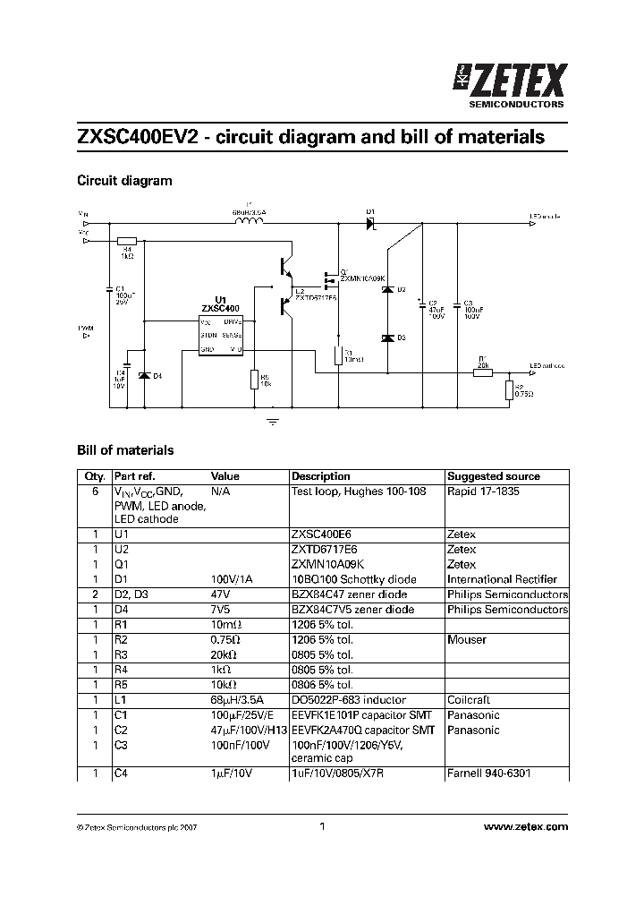 ZXSC400EV2_1184151.PDF Datasheet