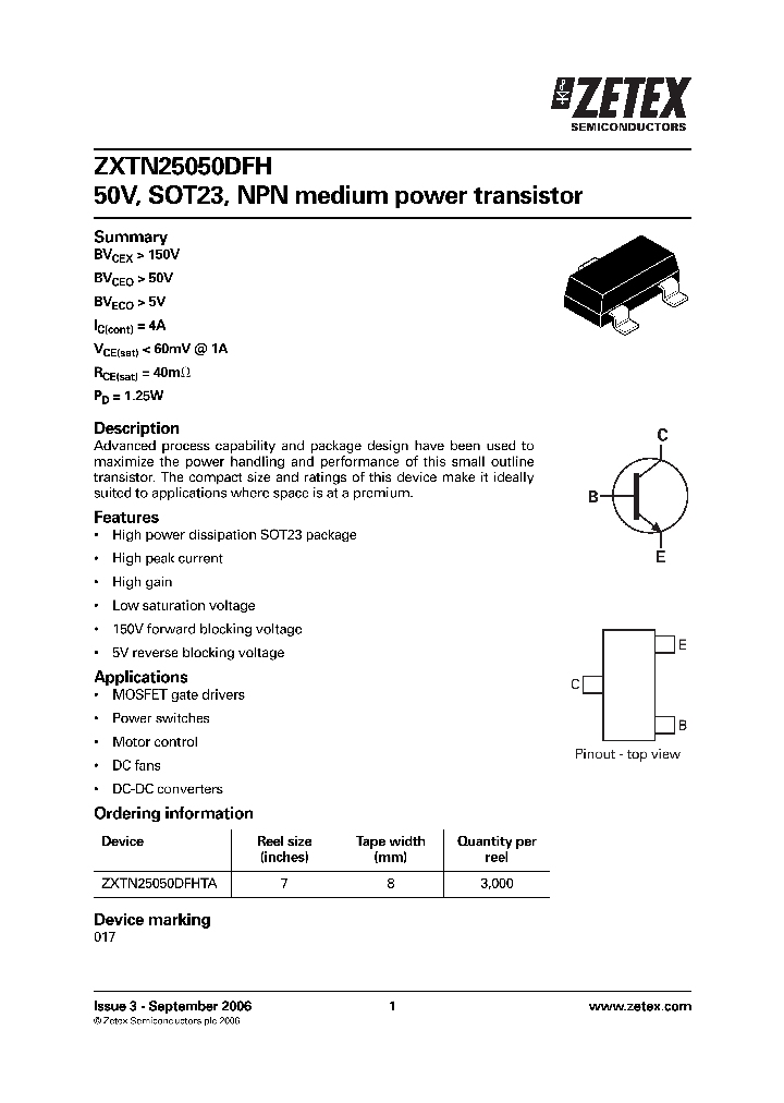 ZXTN25050DFHTA_1340030.PDF Datasheet