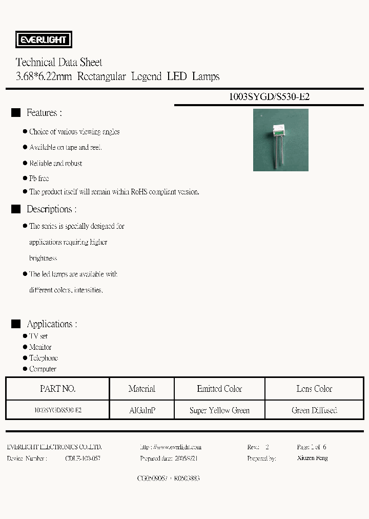 1003SYGD_4135628.PDF Datasheet