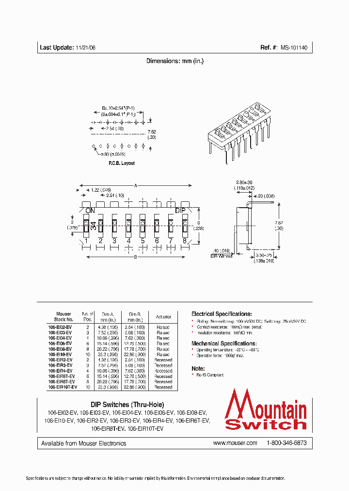106-EIR3-EV_4157950.PDF Datasheet