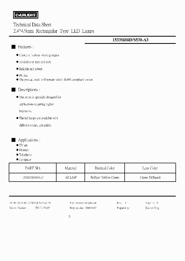 1533SDRD_4135621.PDF Datasheet