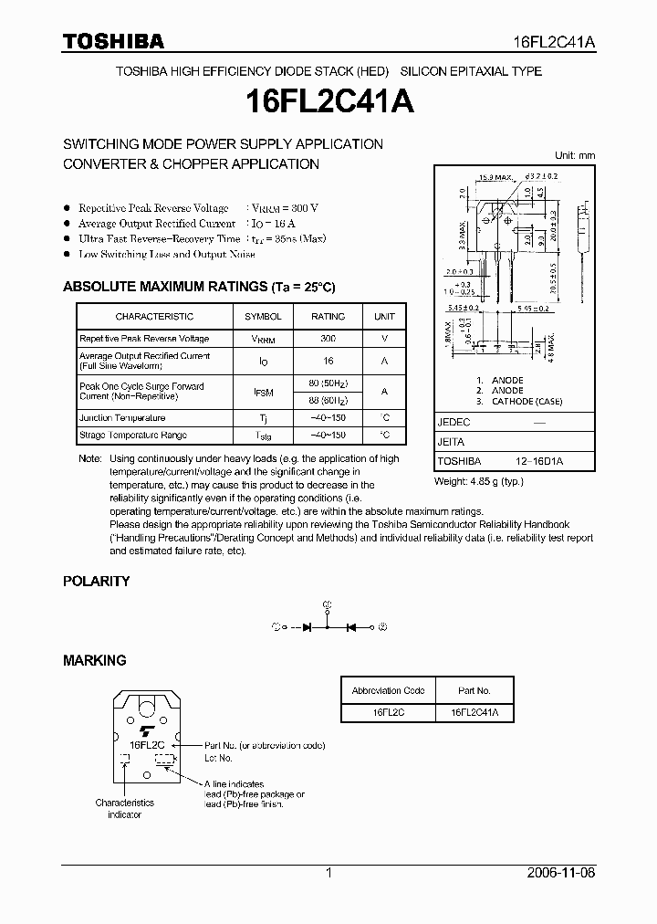 16FL2C41A06_4125347.PDF Datasheet