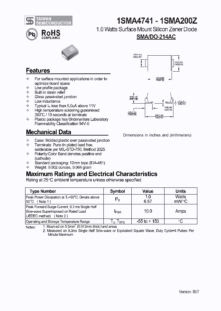 1SMA200Z_4154983.PDF Datasheet