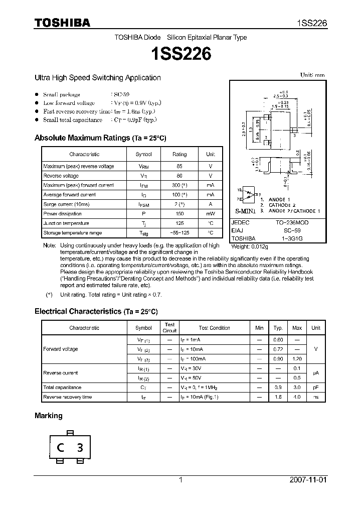 1SS22607_4126410.PDF Datasheet