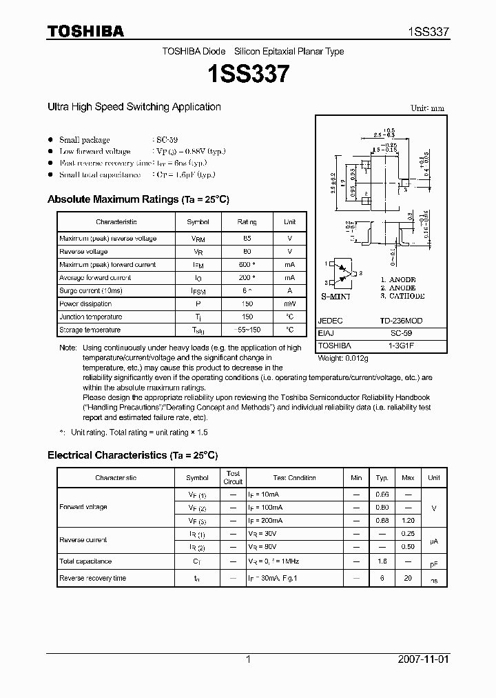 1SS33707_4115877.PDF Datasheet