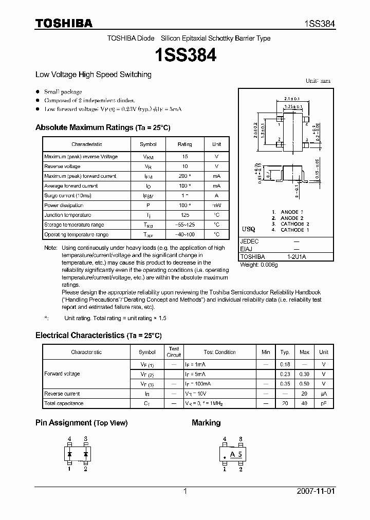 1SS38407_4126190.PDF Datasheet
