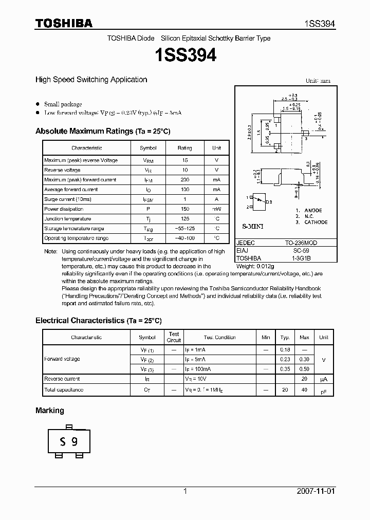 1SS39407_4126180.PDF Datasheet