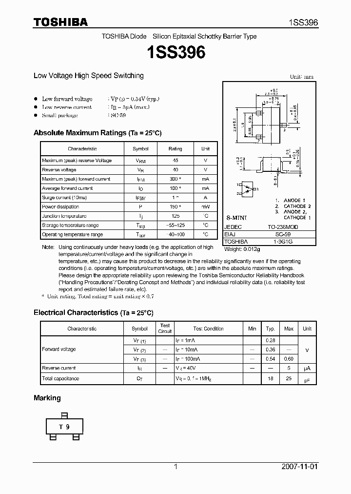 1SS39607_4126178.PDF Datasheet