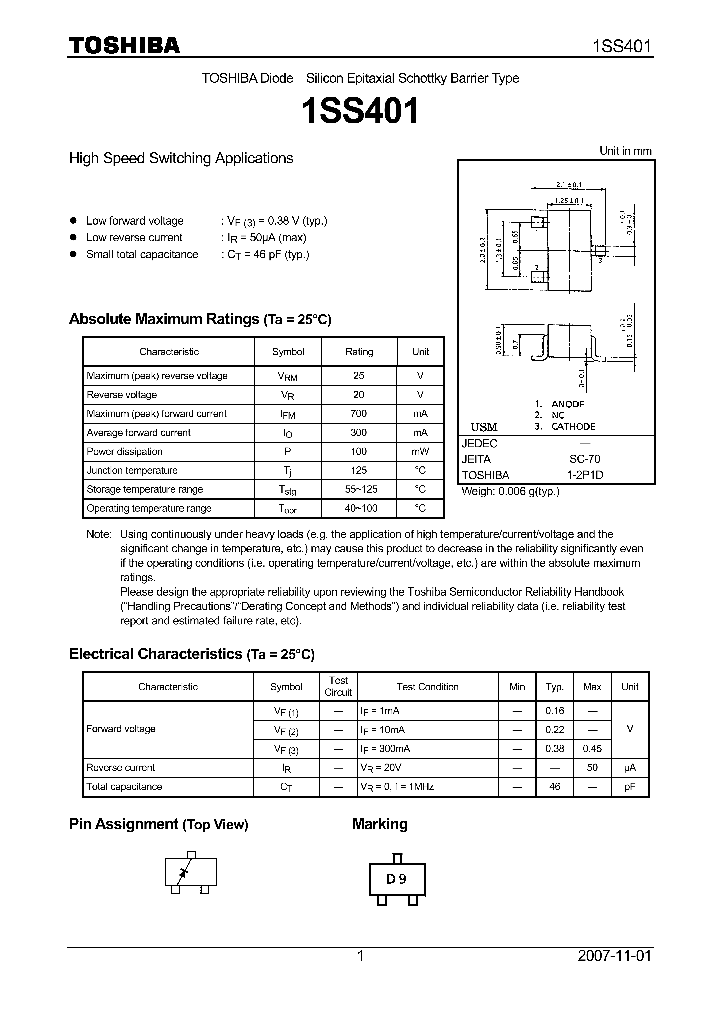 1SS40107_4126174.PDF Datasheet