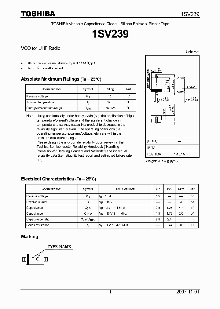 1SV23907_4108295.PDF Datasheet