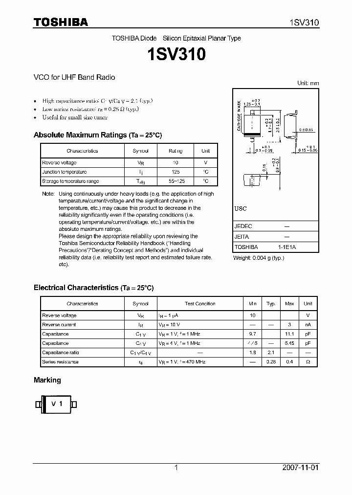 1SV31007_4124874.PDF Datasheet