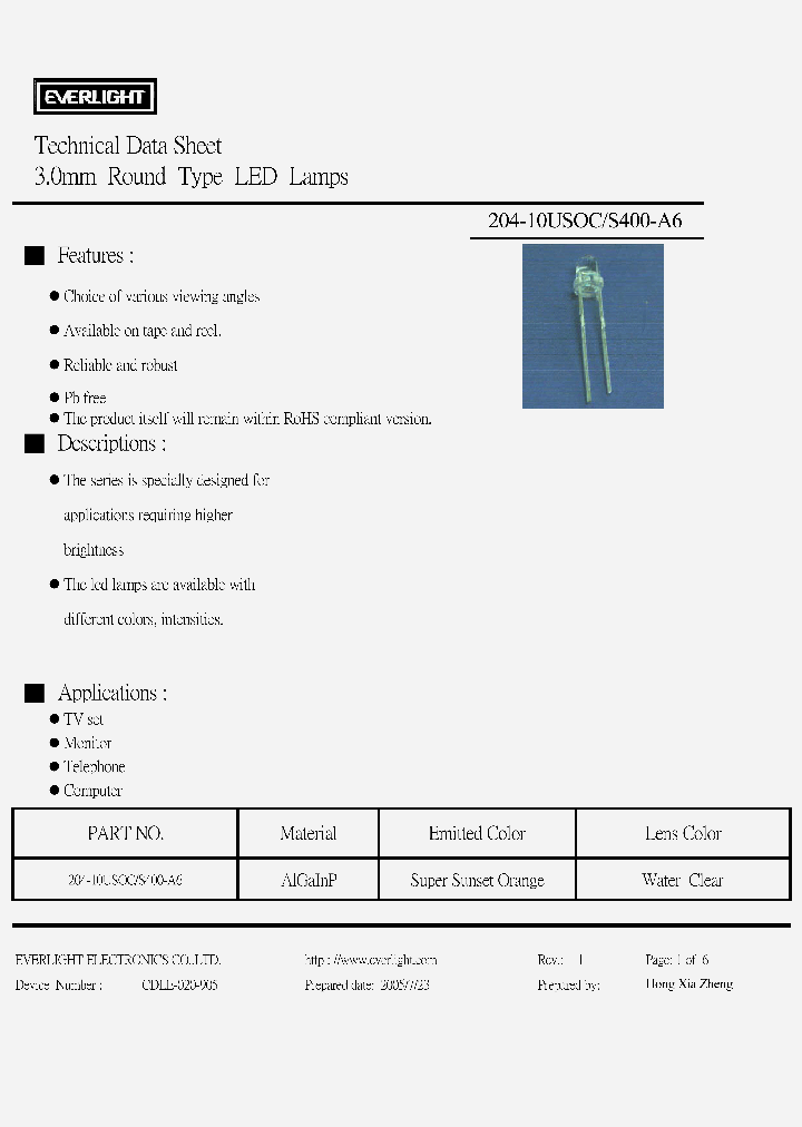 204-10USOC-S400-A6_4163375.PDF Datasheet