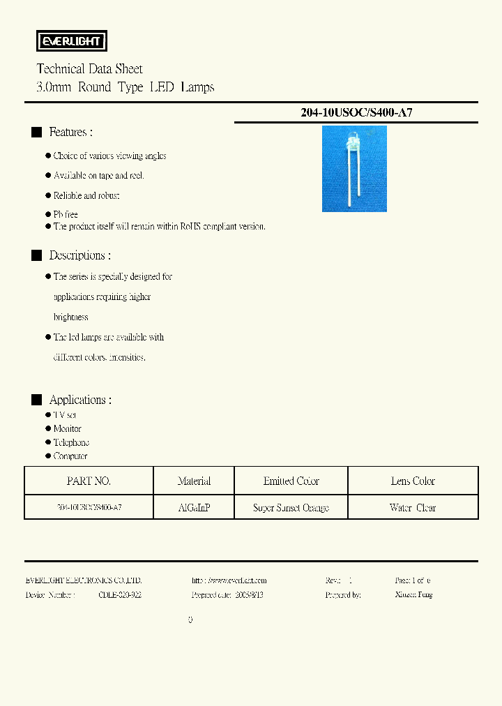 204-10USOC-S400-A7_4163377.PDF Datasheet