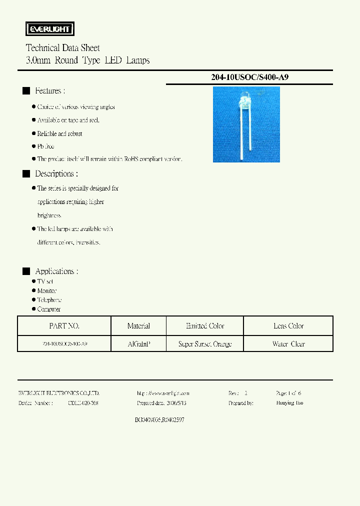 204-10USOC-S400-A9_4163381.PDF Datasheet