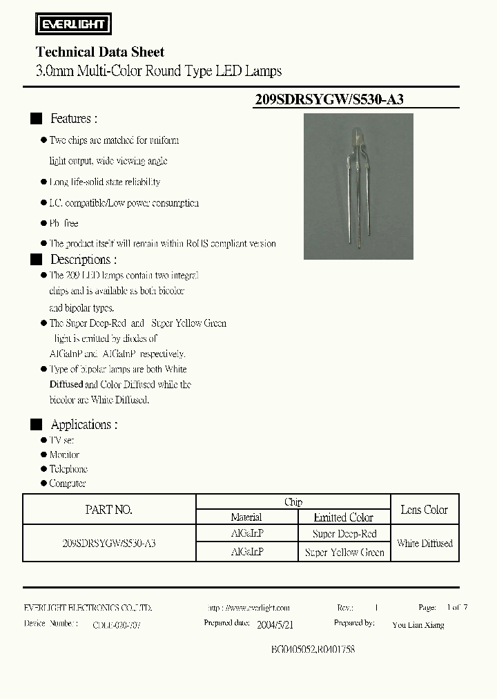 209SDRSYGW_4135616.PDF Datasheet